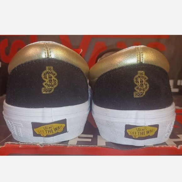 VANS Shake Junt Slip On Pro Shoes Black / Gold Men\'s 11.5 VN0A347V13L main image 11
